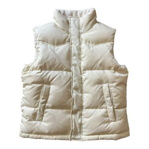 Ralph Lauren Cream Puffer Vest